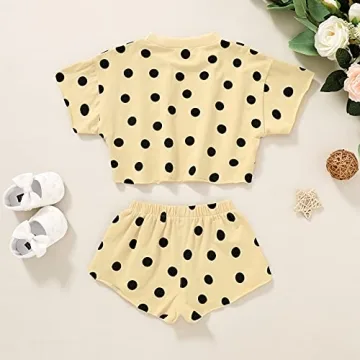 Charming Leopard Print Toddler Summer Outfit Set for Girls