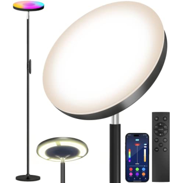 Keepsmile Smart RGB LED Floor Lamp with Remote