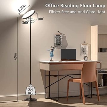 Keepsmile Smart RGB LED Floor Lamp with Remote