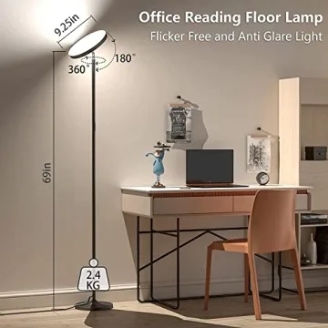 Keepsmile Smart RGB LED Floor Lamp with Remote