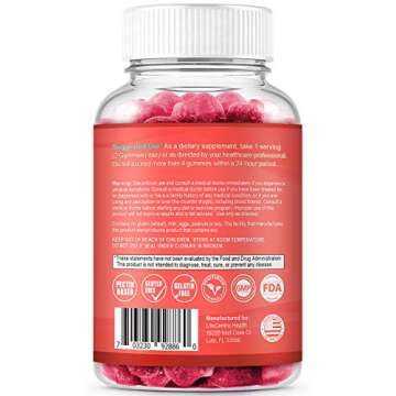 Biotin Gummies for Hair Growth | Max Strength Biotin 10000mcg Prevents Thinning and Loss | Chewable Biotin Supplement For Women Men and Kids | 100 Count Vegan Hair Gummies for Hair Skin and Nails