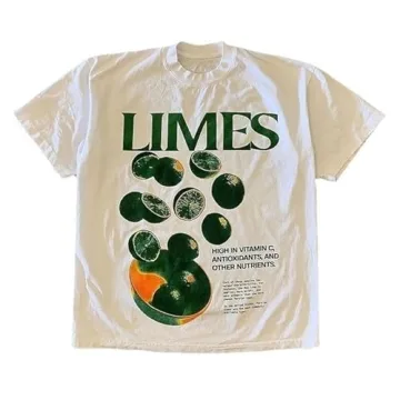 Trendy CEINOM Lime Vintage Y2K T-shirt for All