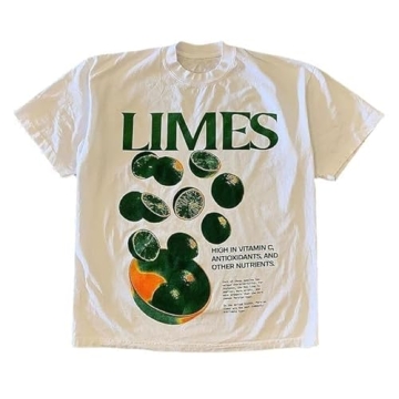 Trendy CEINOM Lime Vintage Y2K T-shirt for All