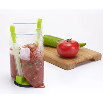 Adjustable Baggy Rack Stand for Mess-Free Meal Prep and Storage