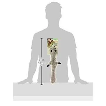 SPOT Skinneeez Stuffless Raccoon Dog Toy for Playtime