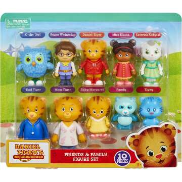 Daniel Tiger Neighborhood Figure Set with Exclusive Pandy