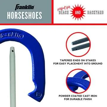 Franklin Sports Official Horseshoes Set for Family Fun