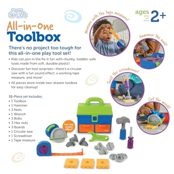 Learning Resources Toddler Toolbox Set for Ages 2-5