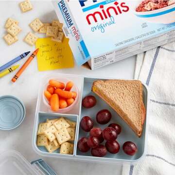 Premium Original Mini Saltine Crackers, Perfect for Snacking