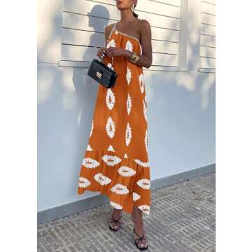 Stylish One Shoulder Maxi Dress for Women - PRETTYGARDEN