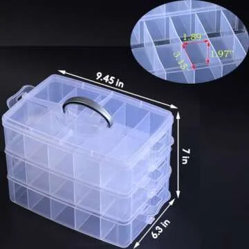 Washi Tape Organizer with Adjustable Compartments