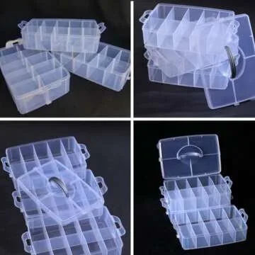 Washi Tape Organizer with Adjustable Compartments