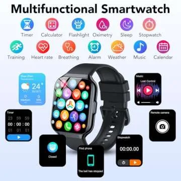 P98 Smart Watch for Men Women with Health Monitoring