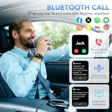 P98 Smart Watch for Men Women with Health Monitoring