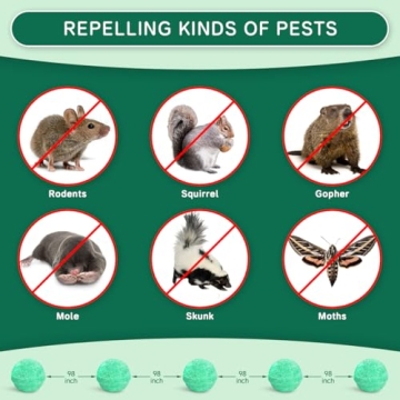 Natural Rodent Mouse Repellent Mothballs for Safe Pest Control