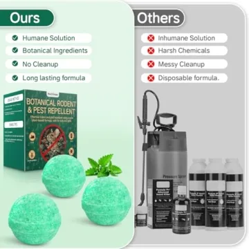 Natural Rodent Mouse Repellent Mothballs for Safe Pest Control