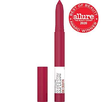 Maybelline Super Stay Ink Crayon Matte Longwear Lipstick Makeup, 120 Be Bold, Be You, 0.04 oz