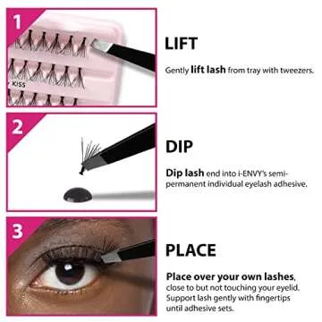 KISS iENVY Lash Glue Waterproof Strong Hold for Sensitive Eyes