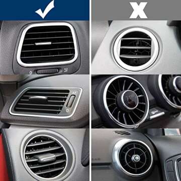 Amoner Car Phone Mount: Adjustable Air Vent Holder for Devices