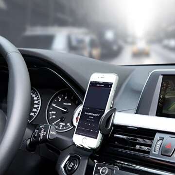 Amoner Car Phone Mount: Adjustable Air Vent Holder for Devices