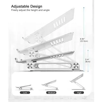 BoYata Ergonomic Laptop Stand for Enhanced Comfort