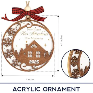 New Home Christmas Ornament 2025 Perfect Housewarming Gift