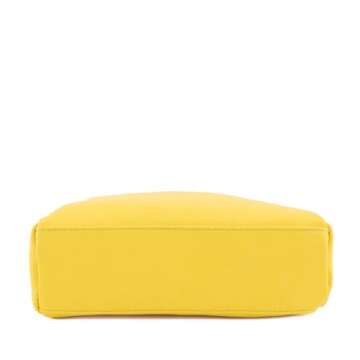 FashionPuzzle Triple Zip Small Crossbody Bag in Mustard Yellow