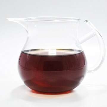 Elite Clear Glass Creamer Pitcher for Tea and Coffee