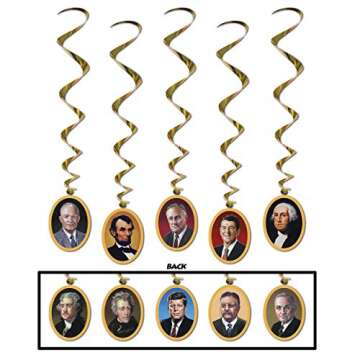 Beistle American President Whirls