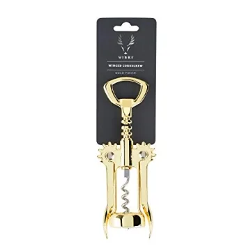 Viski Winged Gold Wine Opener - Elegance Meets Ease