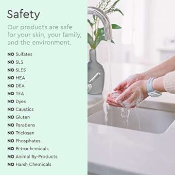 Puracy Foaming Hand Soap - Plant-Powered Natural Hand Soap As Seen on TikTok, Non-Toxic, Sulfate-Free Liquid Soap, Moisturizing Foam Handwash Liquid (Cucumber & Mint, 12 fl oz, 3-Pack)