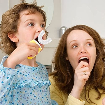 Kids Electric U Shaped Toothbrush for Ages 2-15