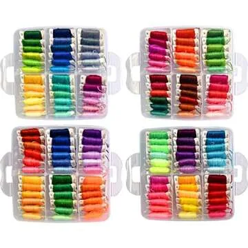 301 Embroidery Floss Set with 5-Tier Organizer for Crafts