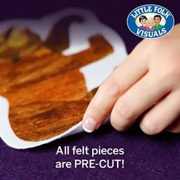 Interactive 24-Piece Felt Board Figures for Kids