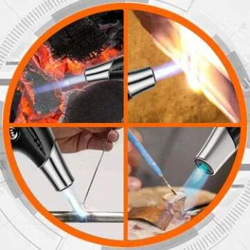 Ideapro Refillable Butane Kitchen Torch for All Cooking Needs