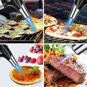 Ideapro Refillable Butane Kitchen Torch for All Cooking Needs