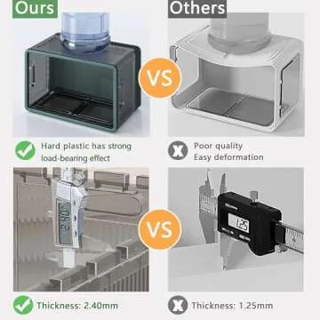 Sineda 8.4 Gallon Collapsible Storage Bins with Lids, 6 Pack - Stackable Storage Bins with Doors and Wheels, Plastic Storage Cabinet for Easy Storage and Organization, Green