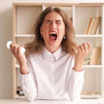 Anboor Jumbo Stress Ball for Adults and Kids,White Giant Squishies Stress Ball Change Colors in The Dark,Large Sensory Squeeze Ball Relief Stress for Boy Girl