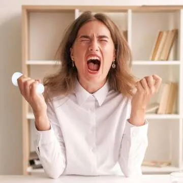 Anboor Jumbo Stress Ball for Adults and Kids,White Giant Squishies Stress Ball Change Colors in The Dark,Large Sensory Squeeze Ball Relief Stress for Boy Girl