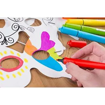 Juvale DIY Butterfly Eye Masks for Creative Parties