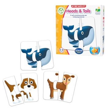 Engaging Animal Matching Puzzles for Toddlers 1-3