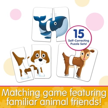 Engaging Animal Matching Puzzles for Toddlers 1-3