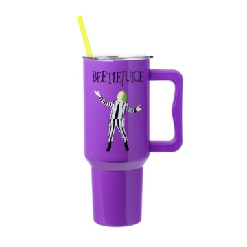 Tim Burton Beetlejuice 40oz Stainless Steel Tumbler with Handle