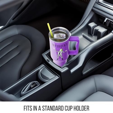 Beetlejuice Stainless Steel Tumbler with Handle