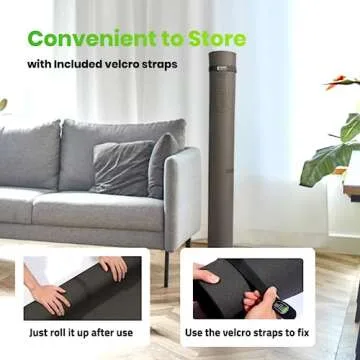 Gogokiwi Large Yoga Mat (6'x4') Extra Wide 1/4 Inch Thick Workout Mat for Home, Non Slip Fitness & Exercise Mat for Home Gym, Yoga, Pilates, Stretching, and Floor (Just Black)