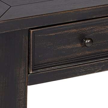 Signature Design by Ashley T732-4 Sofa Table, Black