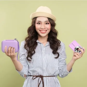 AbergBest Digital Camera Carrying Case in Stylish Purple