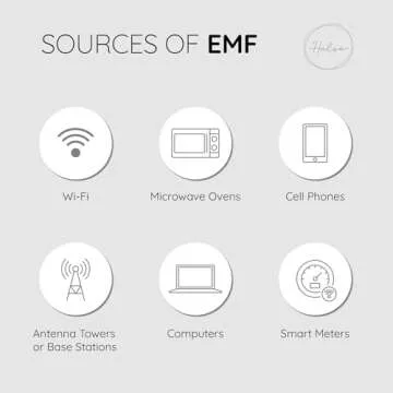 Halsa EMF Cell Phone Pouch 4x8 Inch - One Size Fits All Phones - 100% Silver Fiber for Digital Security, Signal Blocking, EMF Protection, Data Privacy. Fits in Pocket or Purse. Drawstring Closure