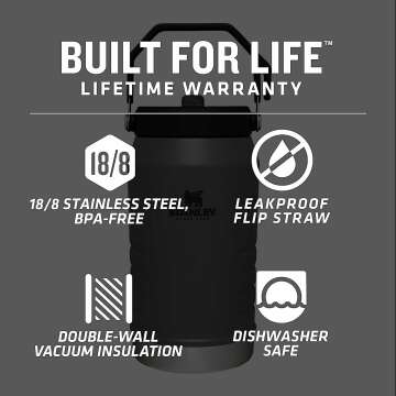 Stanley IceFlow™ Flip Straw Jug 64oz Charcoal