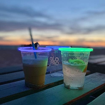 Glo Pro Neon Glowing Party Cups for Memorable Events